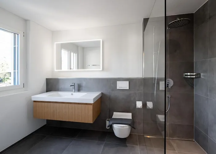 公寓 Neubauwohnung Mit Lift In Matten Matten bei Interlaken